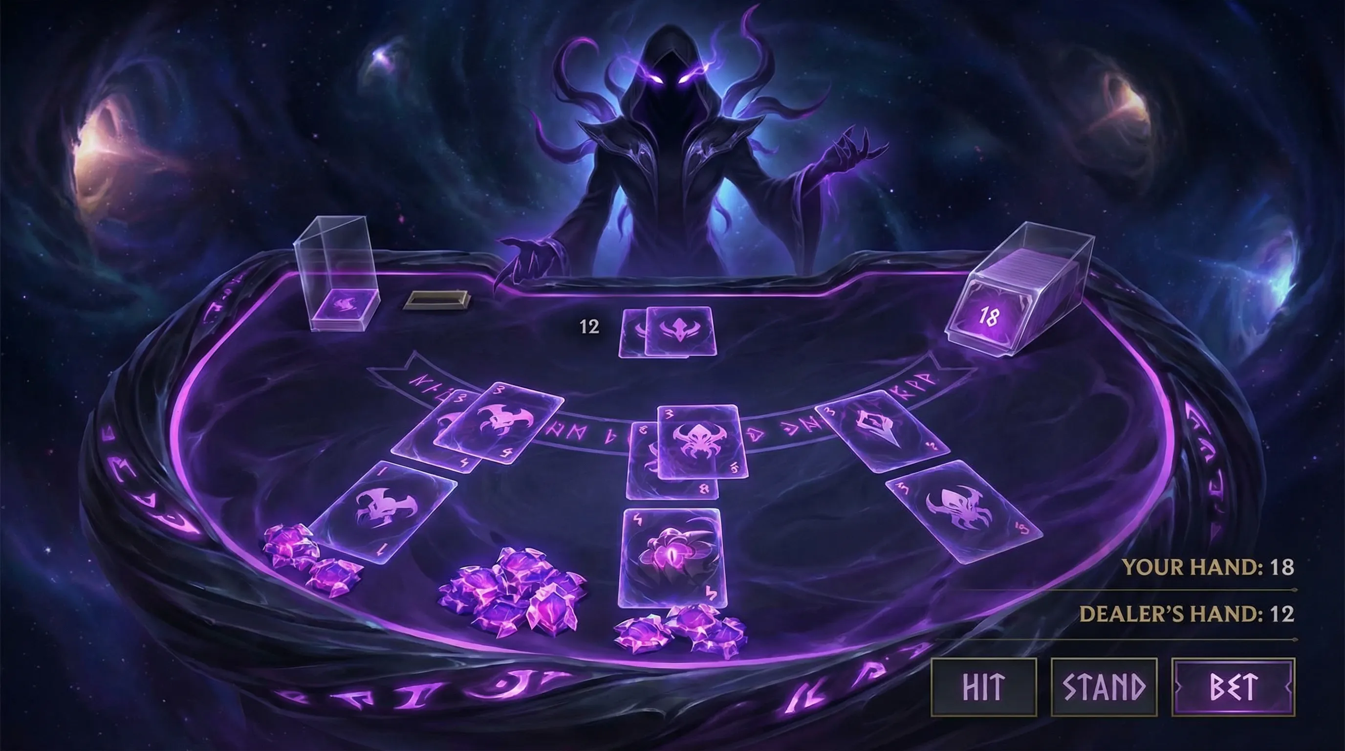 Mesa de Blackjack do Vazio mgmbet